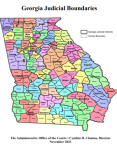 Georgia Judicial Boundaries 2021 revised